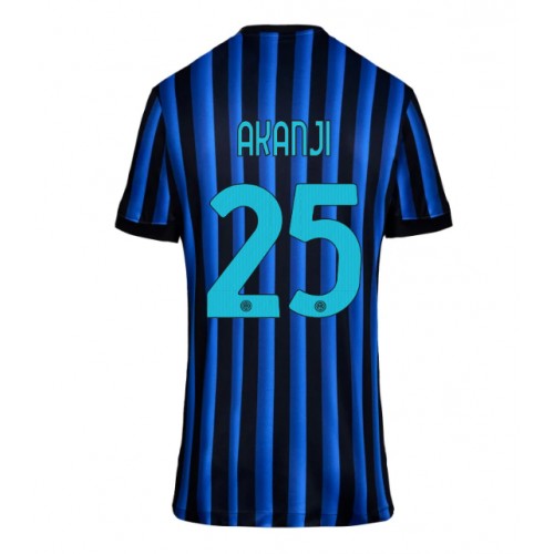 Inter Milan Manuel Akanji #25 Replika Hjemmebanetrøje Dame 2025-26 Kortærmet Inter Milan Manuel Akanji #25 Replika Hjemmebanetrøje Dame 2025-26 Kortærmet